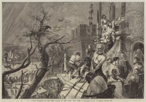 La construcción del Nuevo Castillo en el Tyne, 1080 de W. Bell Scott